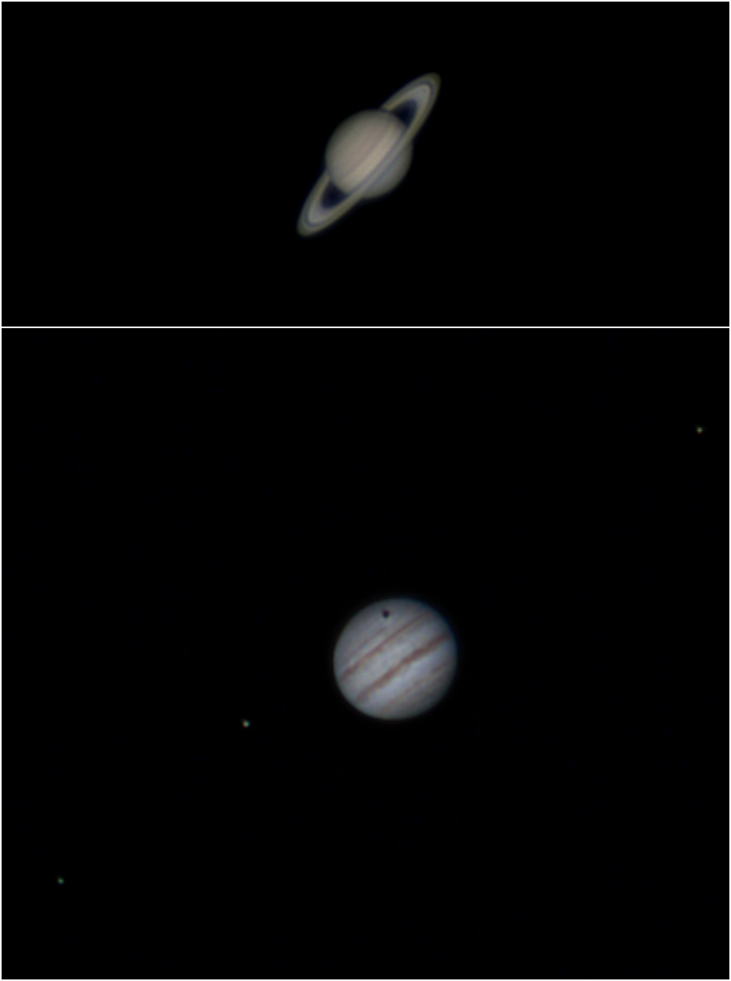 كوكبي زُحل والمُشتري 